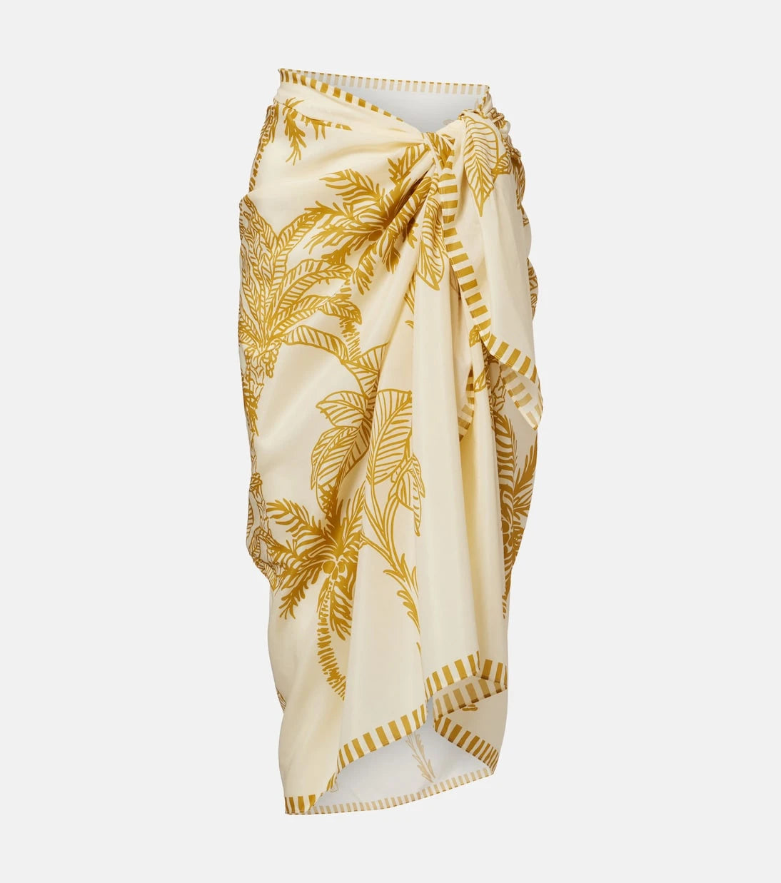 Eres - Jungle printed cotton and silk beach cover-up