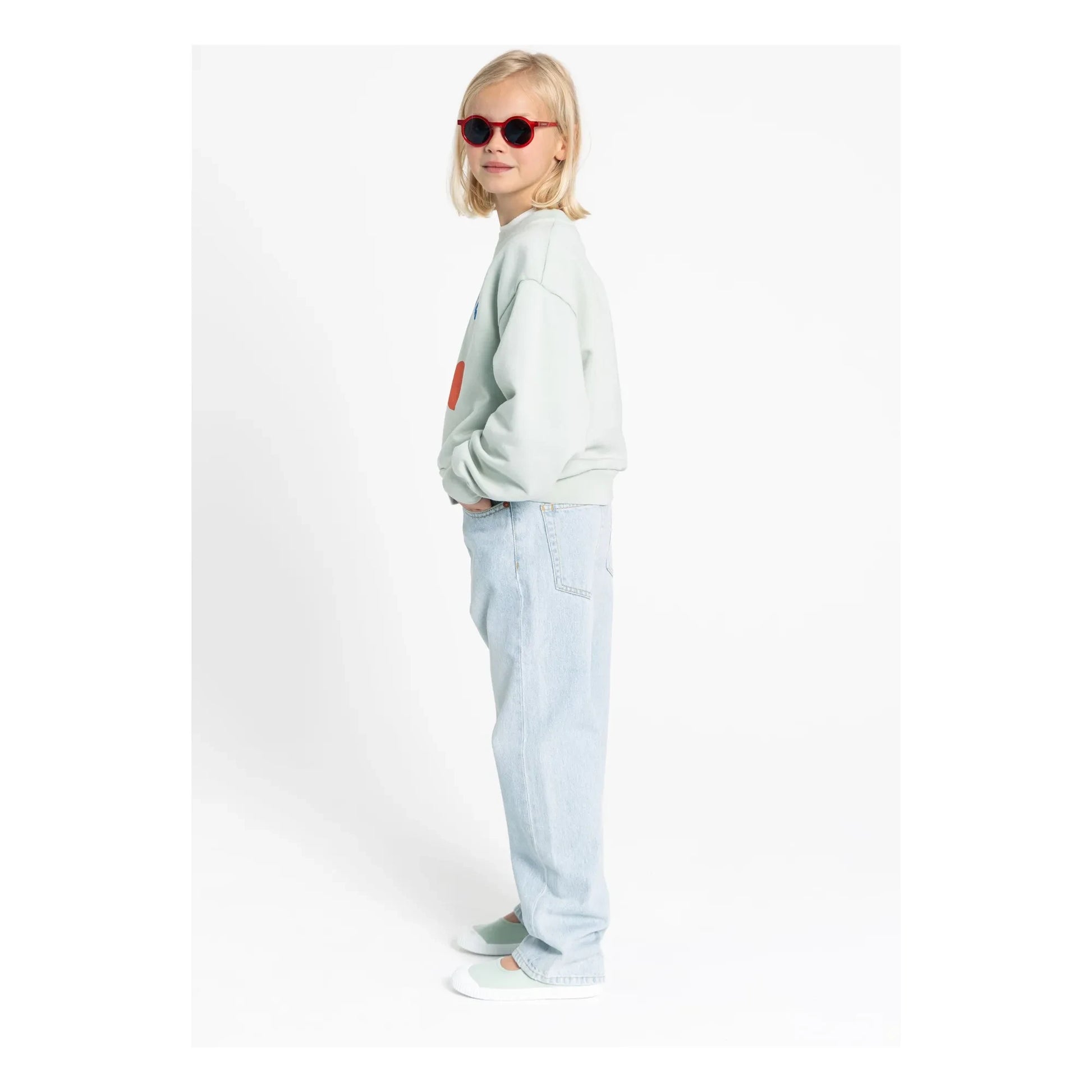 Hundred Pieces - Alba organic cotton sweatshirt | Celadon
