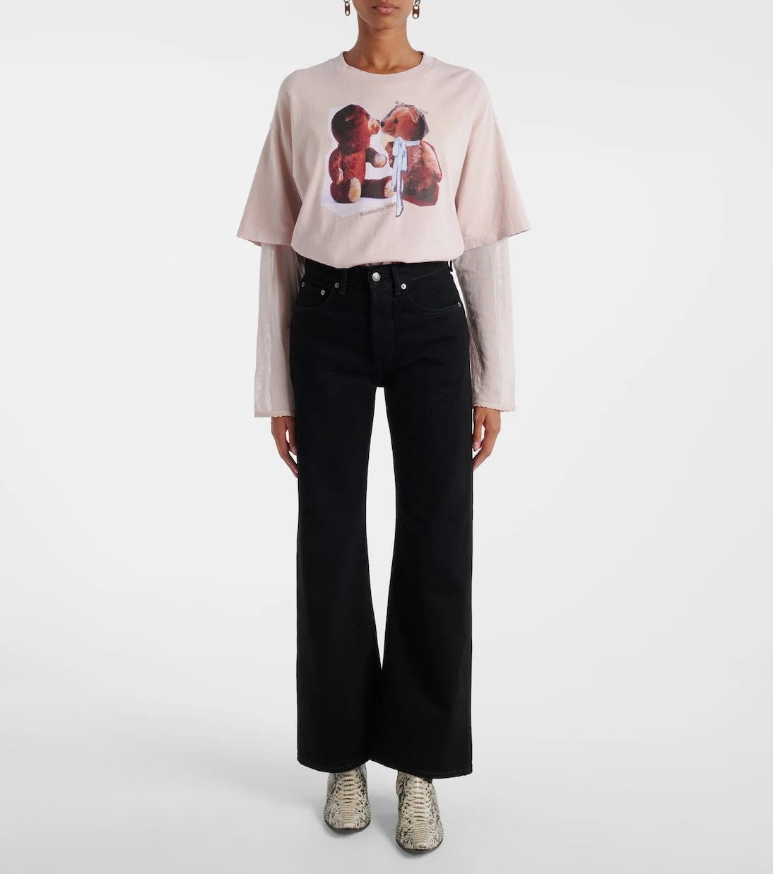 Acne Studios - 2021F mid-rise straight jeans