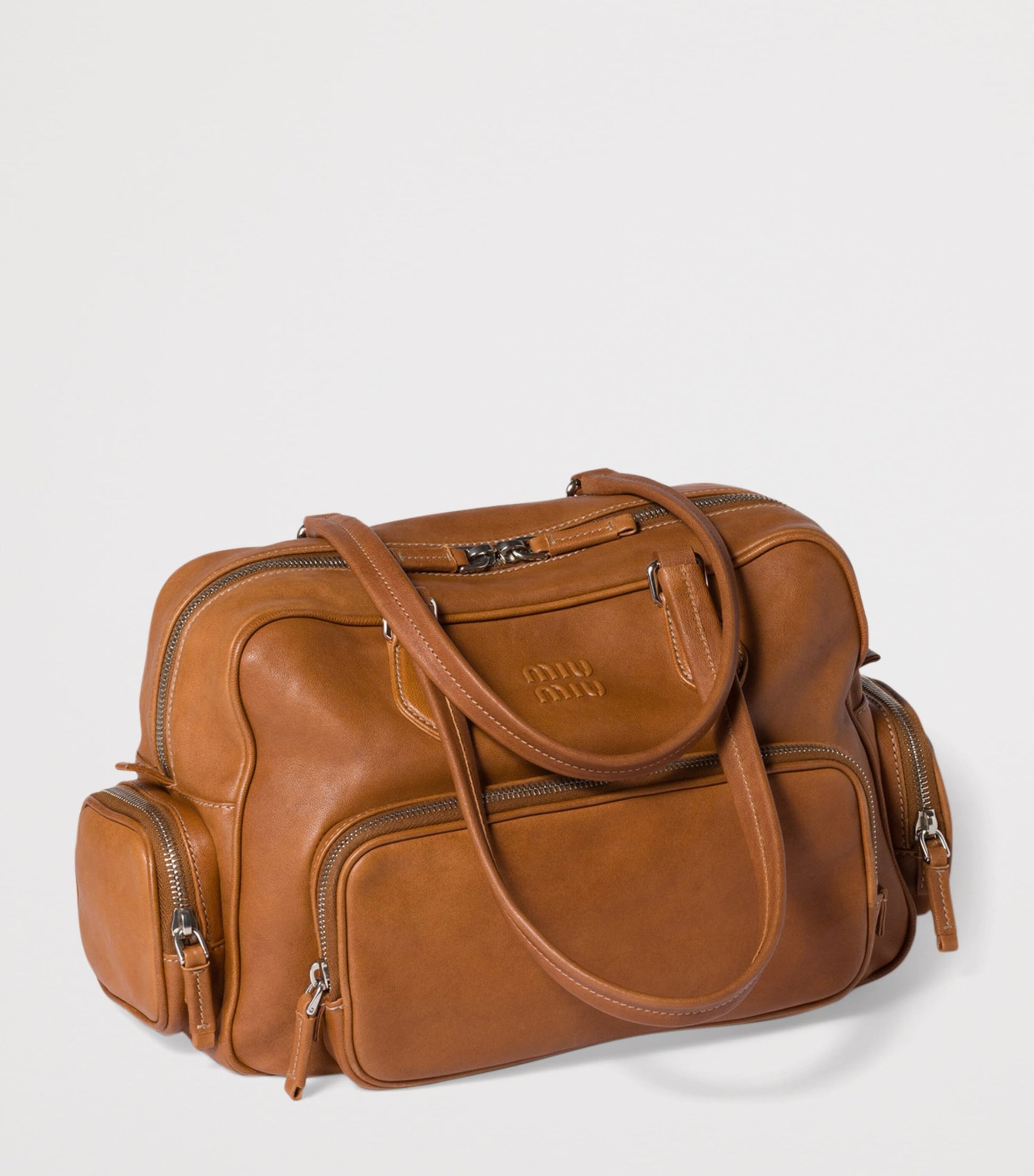 Nappa Leather Top-Handle Bag