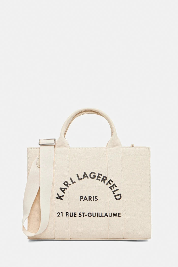 Karl Lagerfeld kadın pamuk tote çanta K/RSG