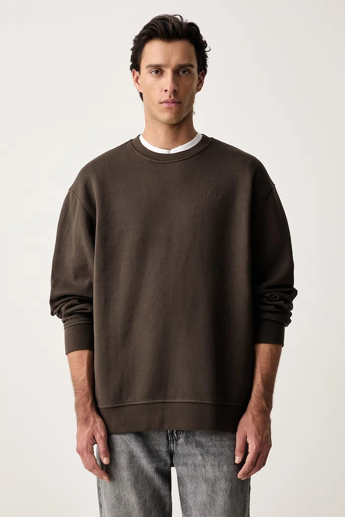Levi's erkek pamuklu SWEATS CREW sweatshirt