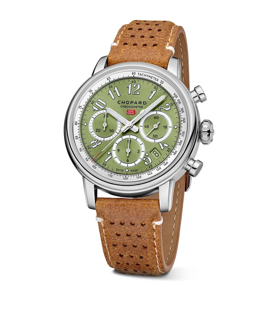 Lucent Steel Mille Miglia Chronograph Watch 40.5mm
