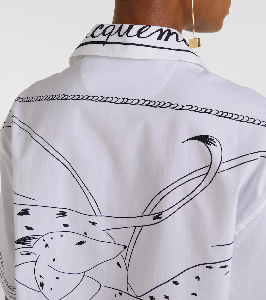 Jacquemus - Chemise Jean printed cotton shirt