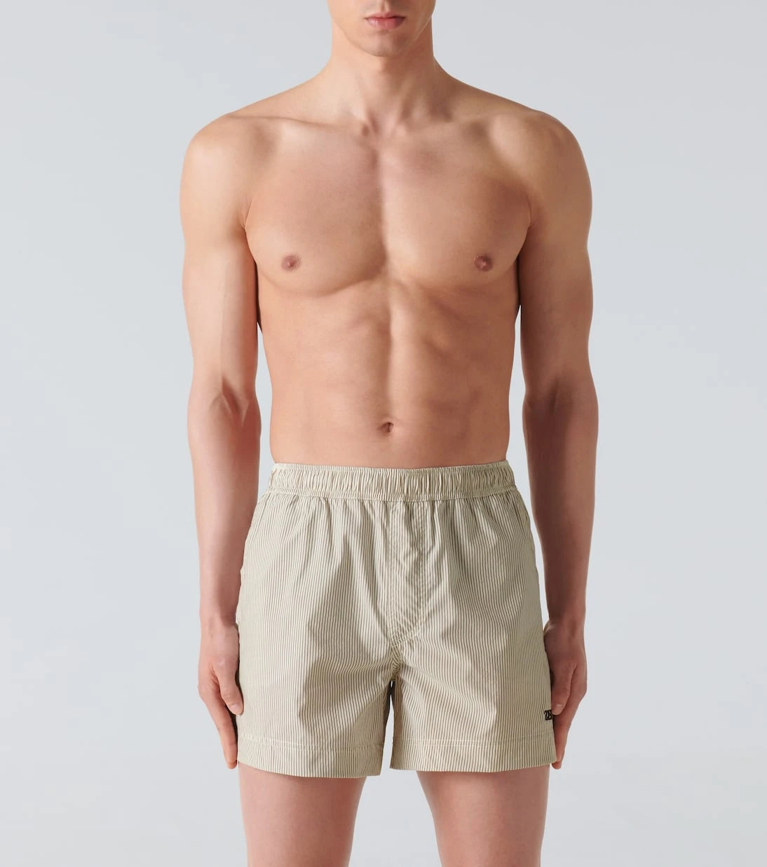 Zegna - Striped swim trunks