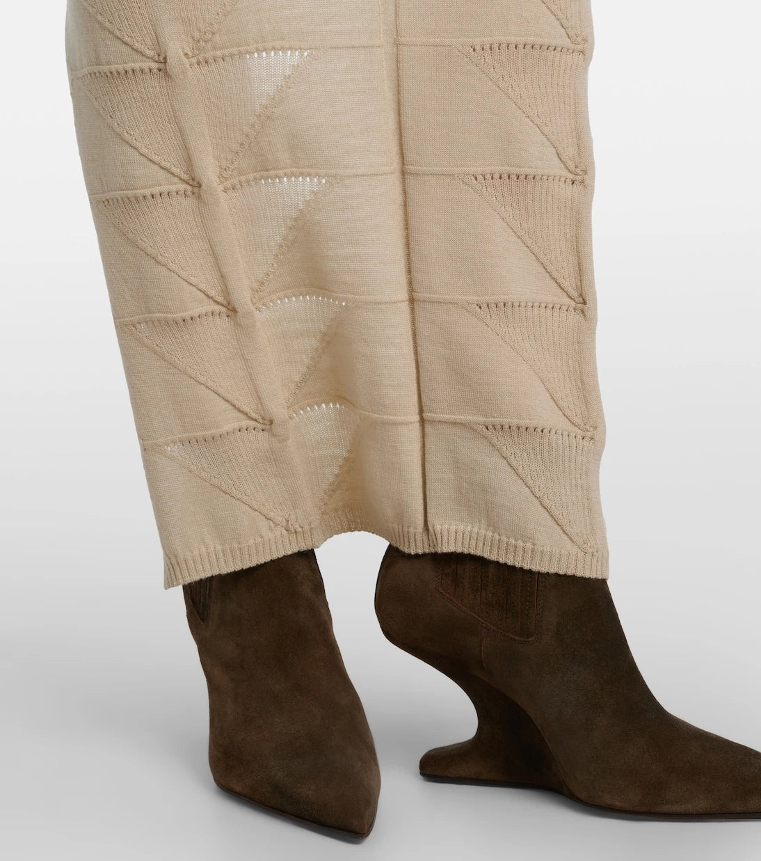 Rick Owens - Motivo virgin wool maxi dress