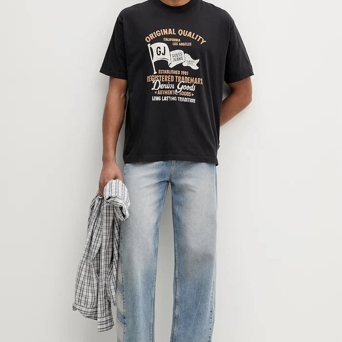 Памучна тениска Guess Jeans