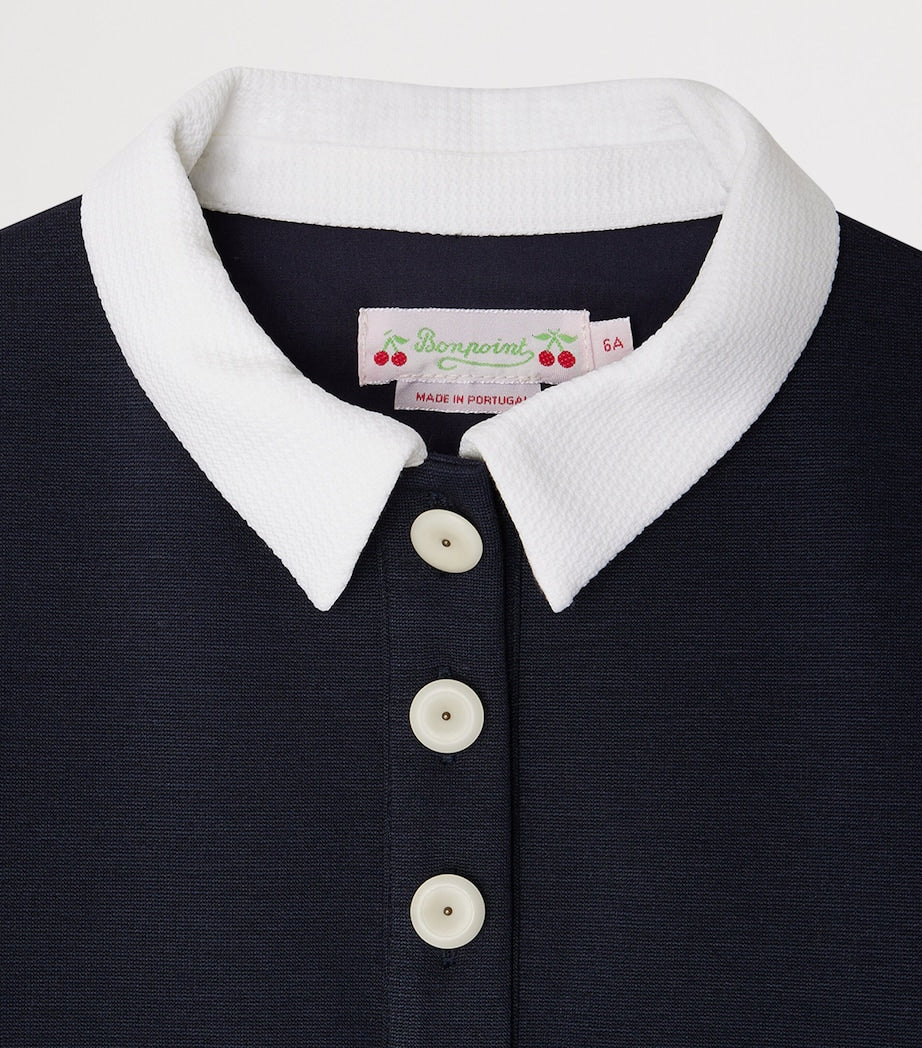 Bonpoint Navy Jersey Dress (10-14 Years)