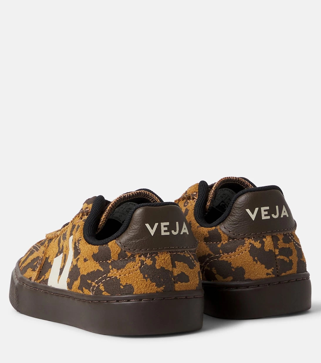 Veja Kids - Volley printed suede sneakers