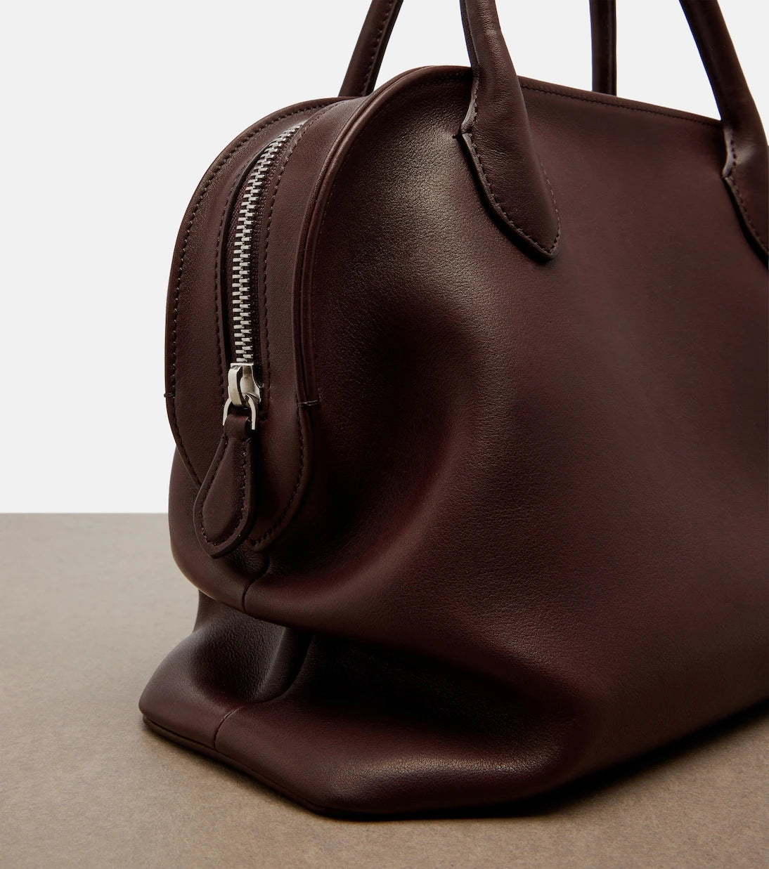 The Row - Agnes 12 leather top-handle bag