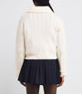 Beige Wool Sailor-Neck Sweater