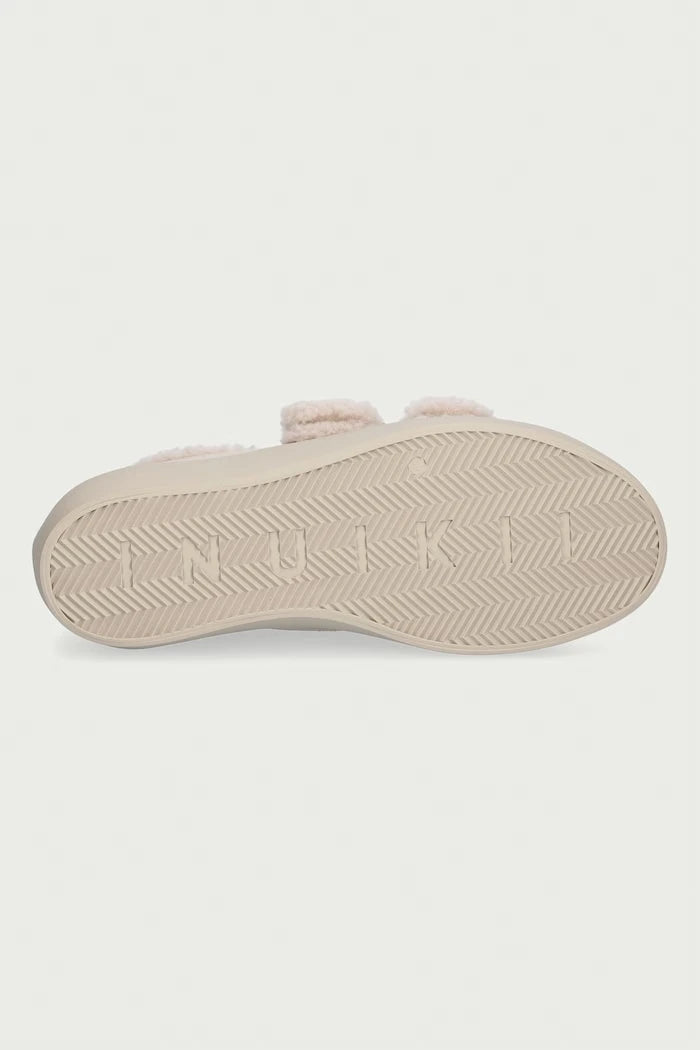 Inuikii Shearling Low Velcro Buckle Kadın Süet Spor Ayakkabı