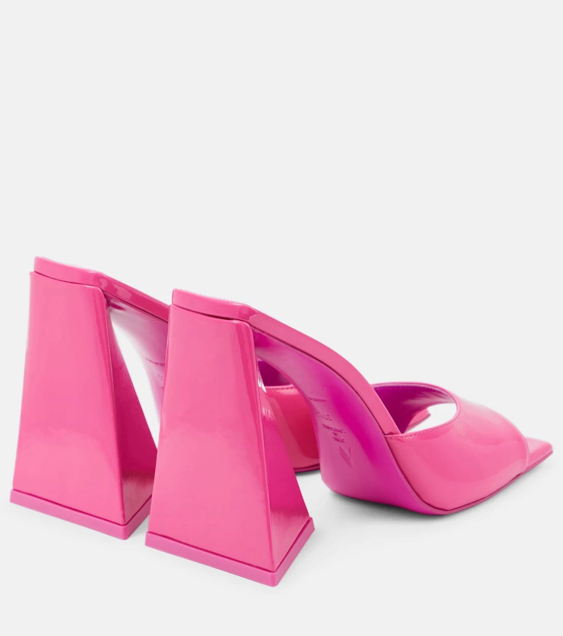 The Attico - Devon patent leather sandals