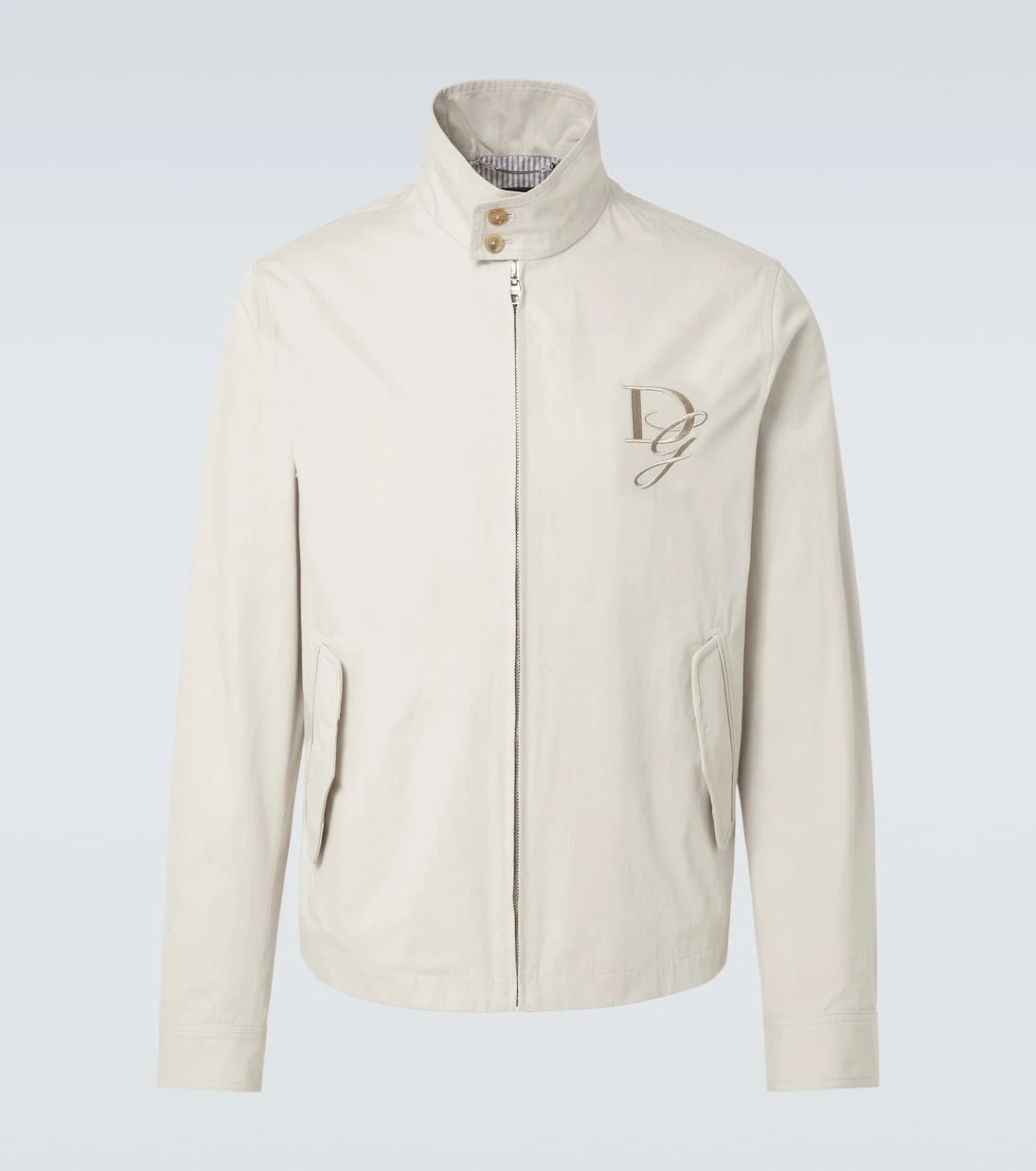 Dolce&Gabbana - DG embroidered cotton jacket