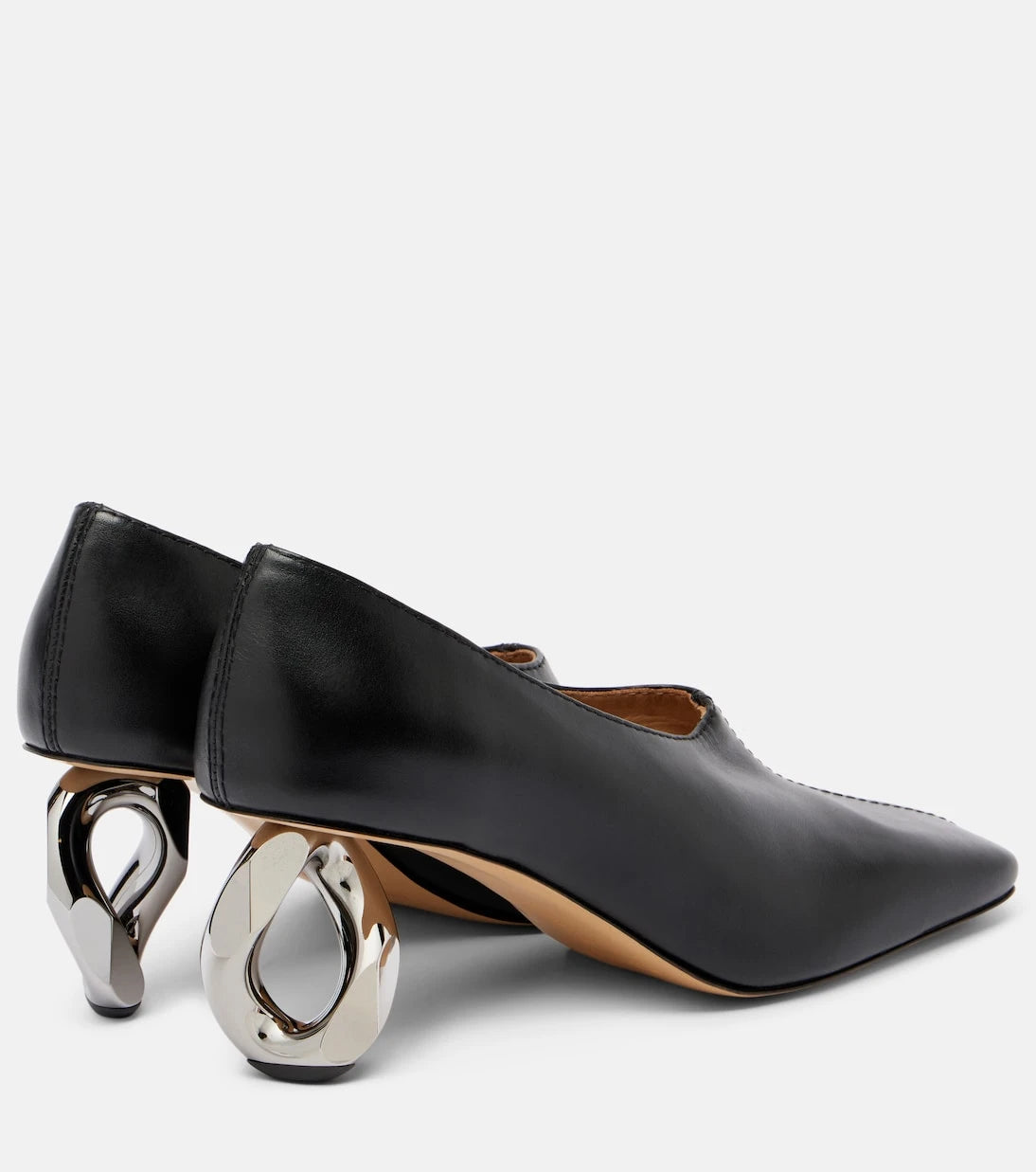 JW Anderson - Chain 95 leather pumps