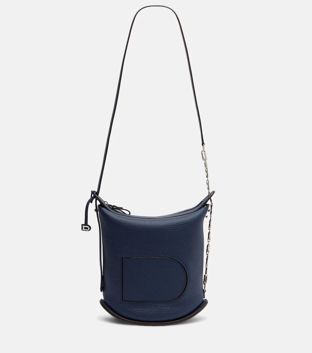 Delvaux - Pin Twist Medium leather crossbody bag