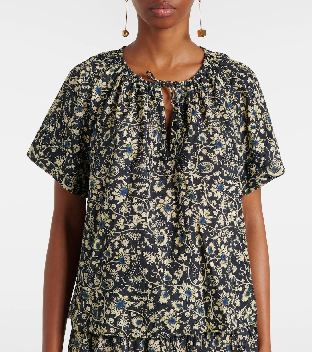 Ulla Johnson - Sena printed cotton-blend top