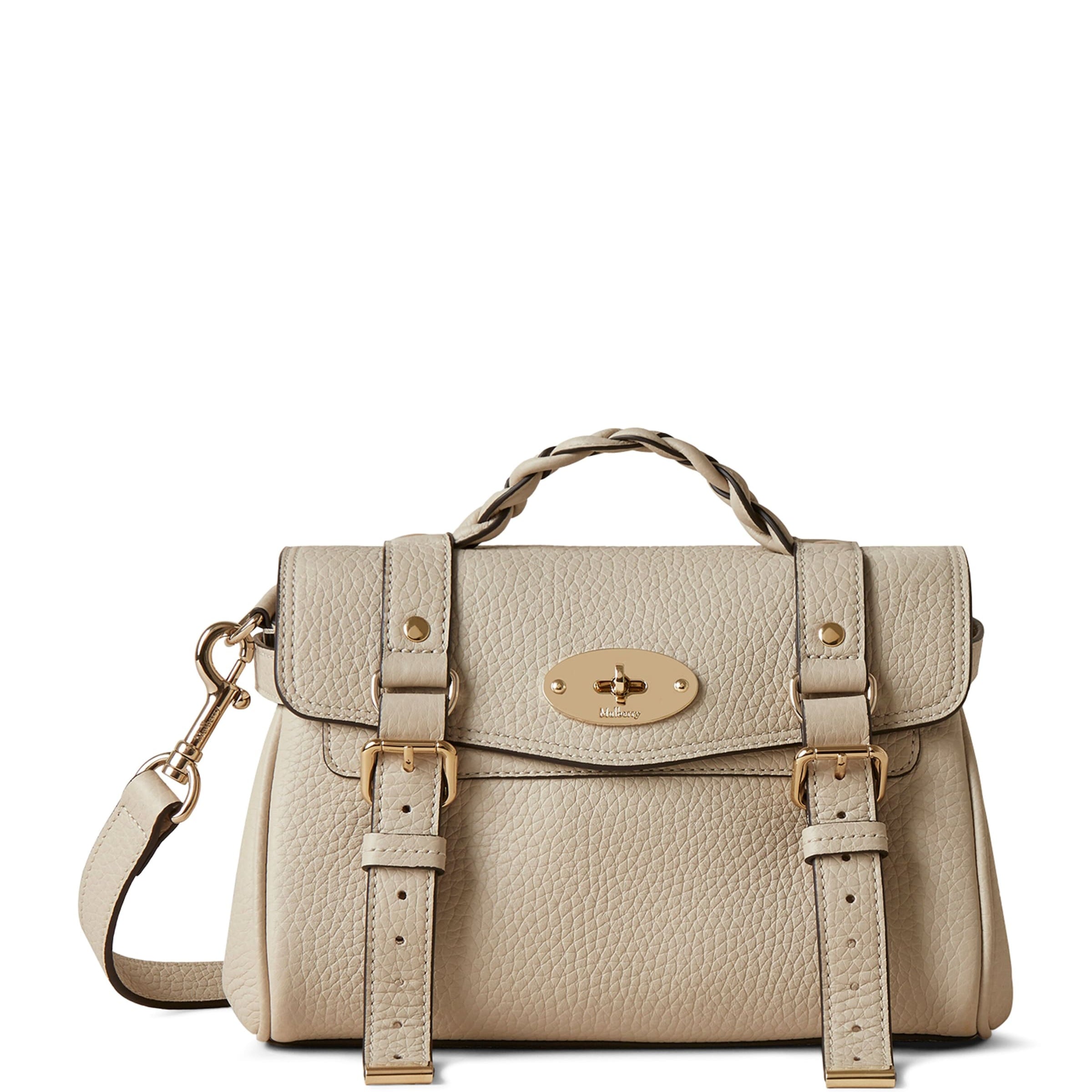 Mulberry White Mini Leather Alexa Cross-Body Bag