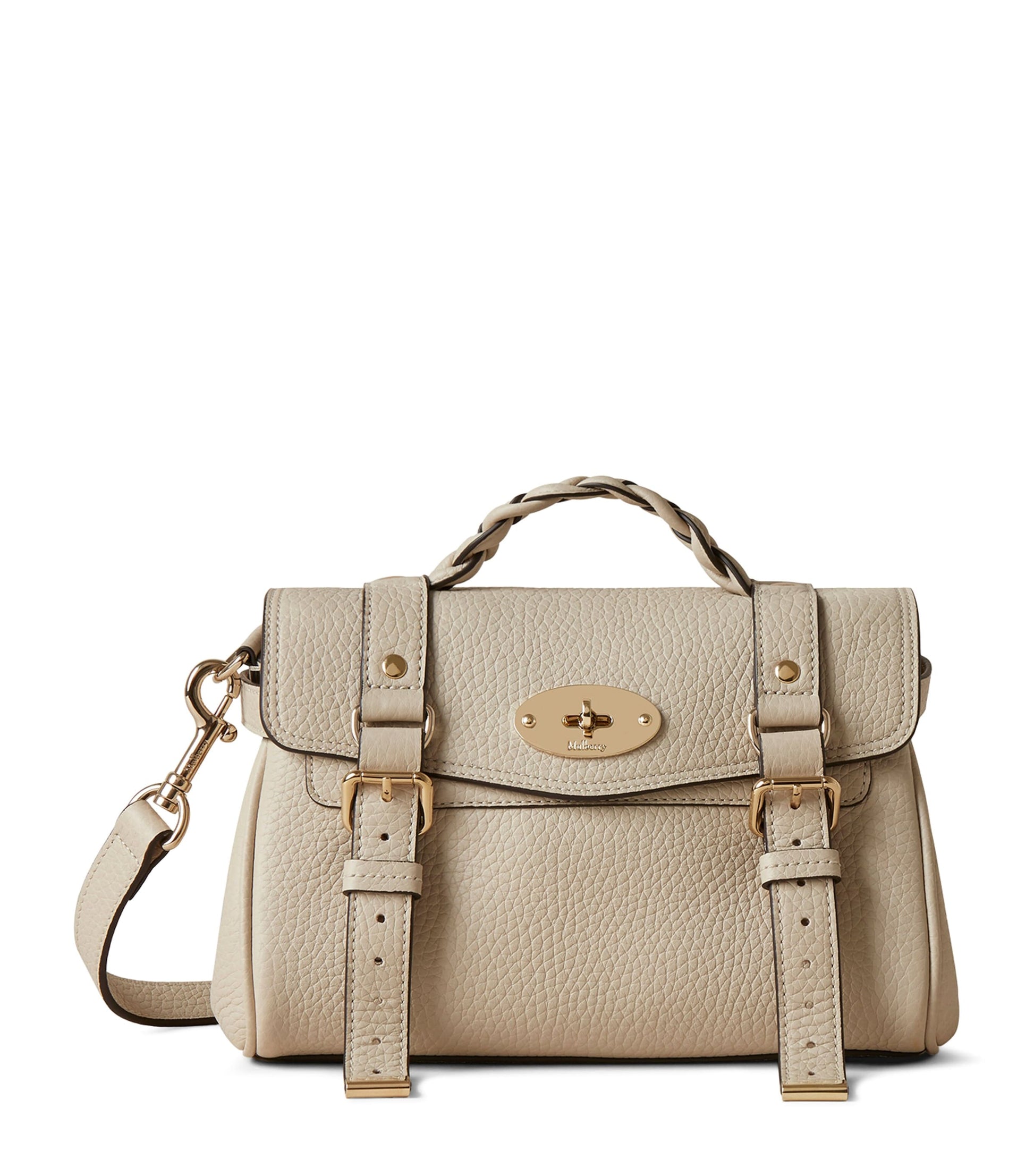 Mulberry White Mini Leather Alexa Cross-Body Bag