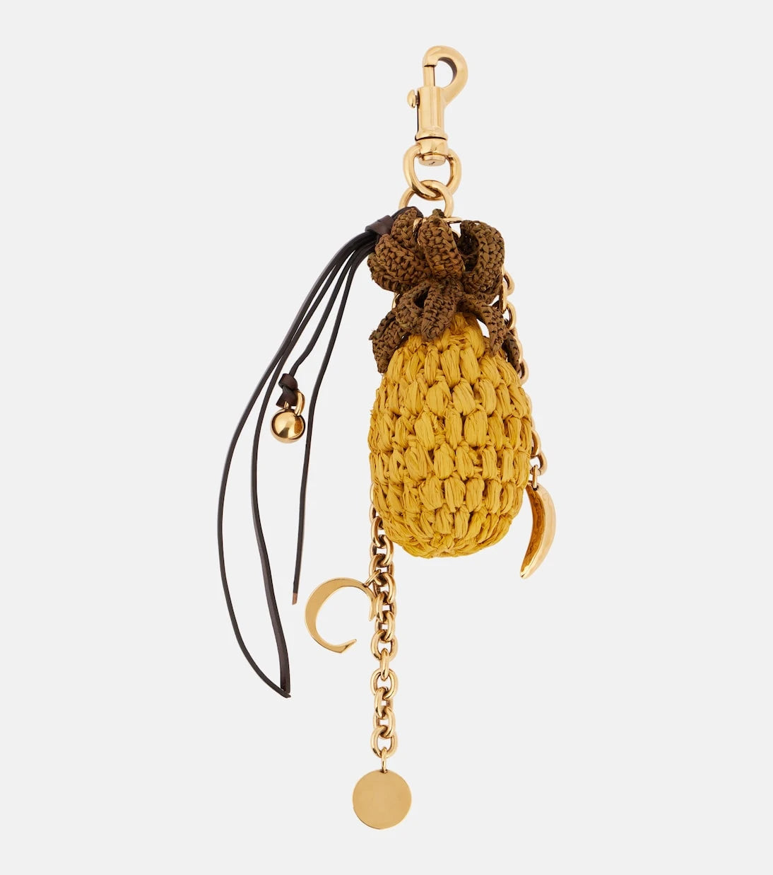 Chloé - Raffia-trimmed bag charm