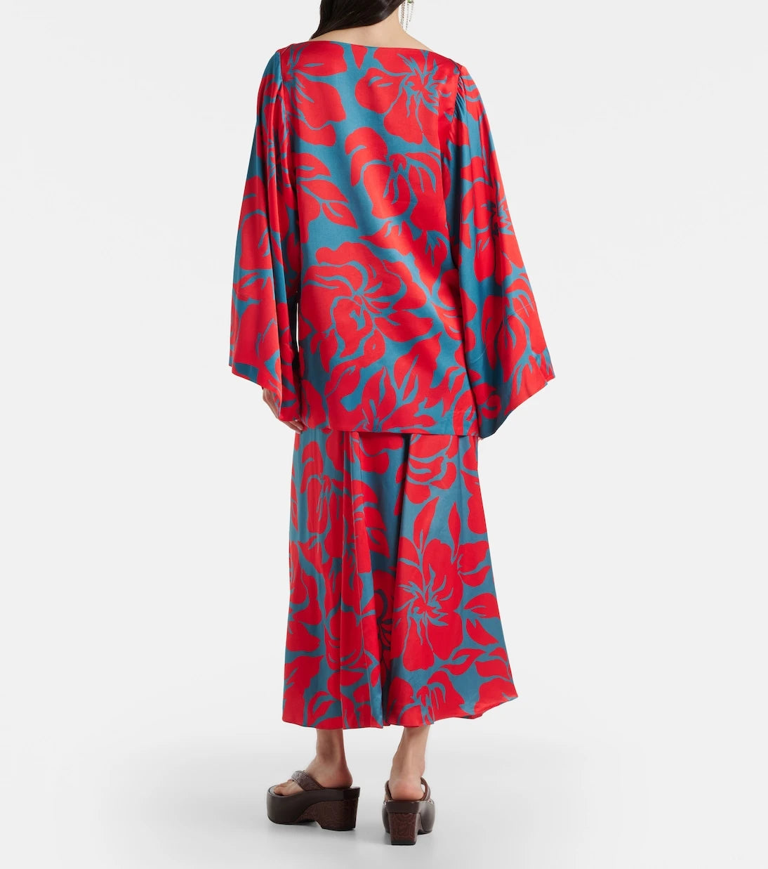 Dries Van Noten - Floral pencil skirt