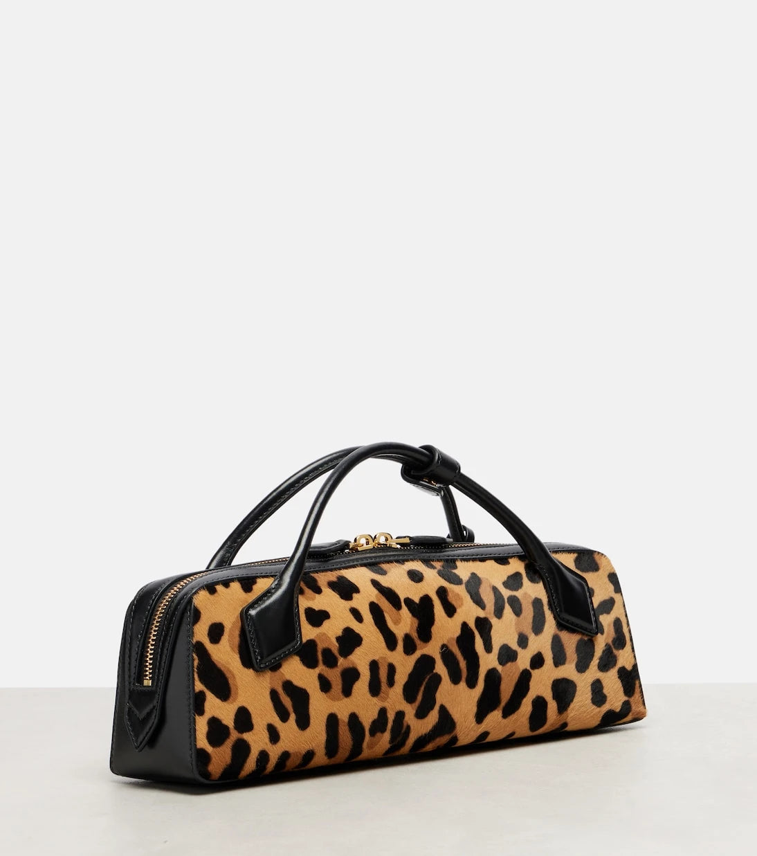 Alaïa - Le Teckel leopard-print calf hair clutch