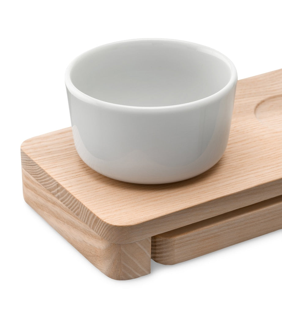 Porcelain Collective Serving Bowls and Tray Set