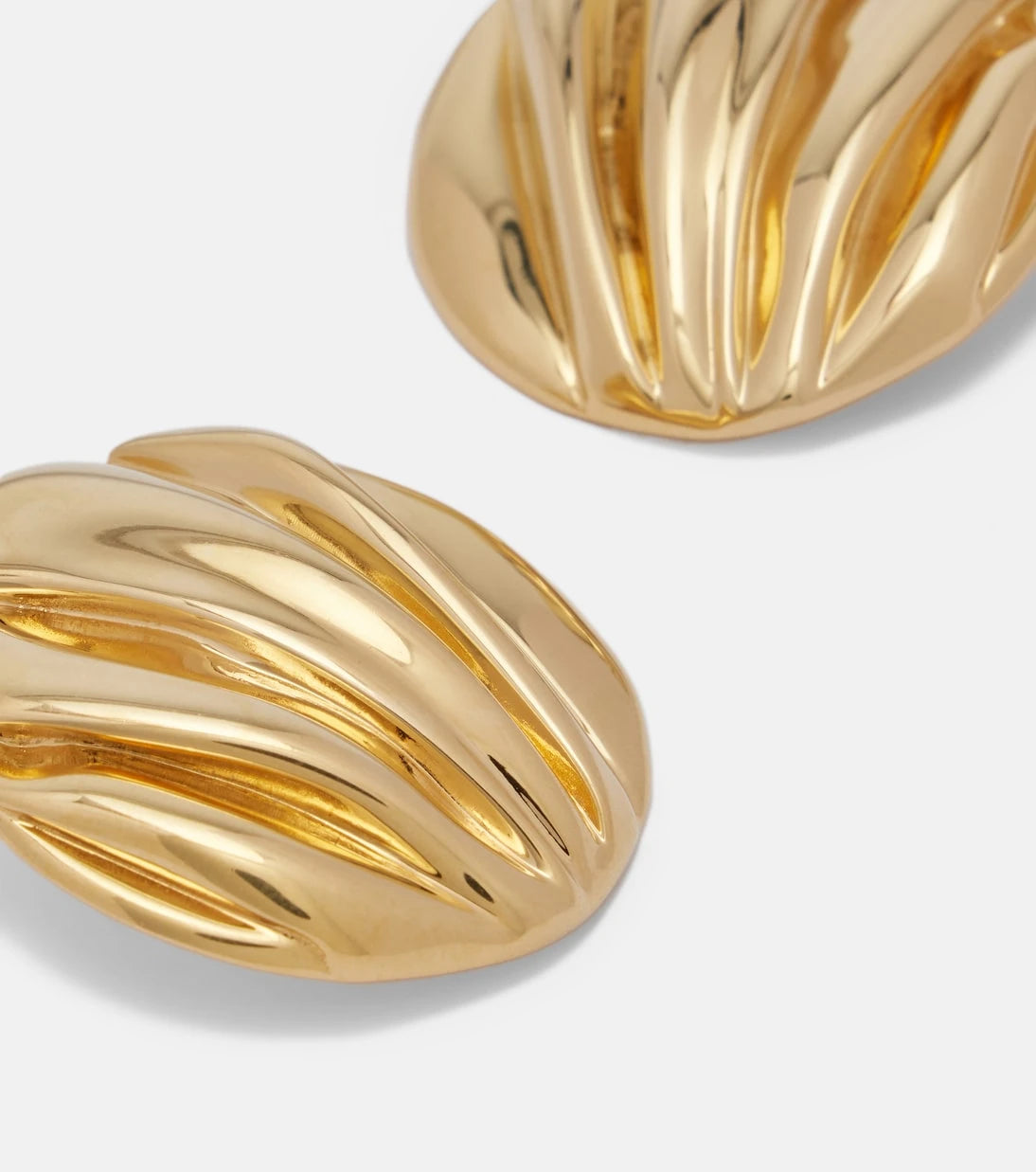 Chloé - Chloé Pleats clip-on earrings