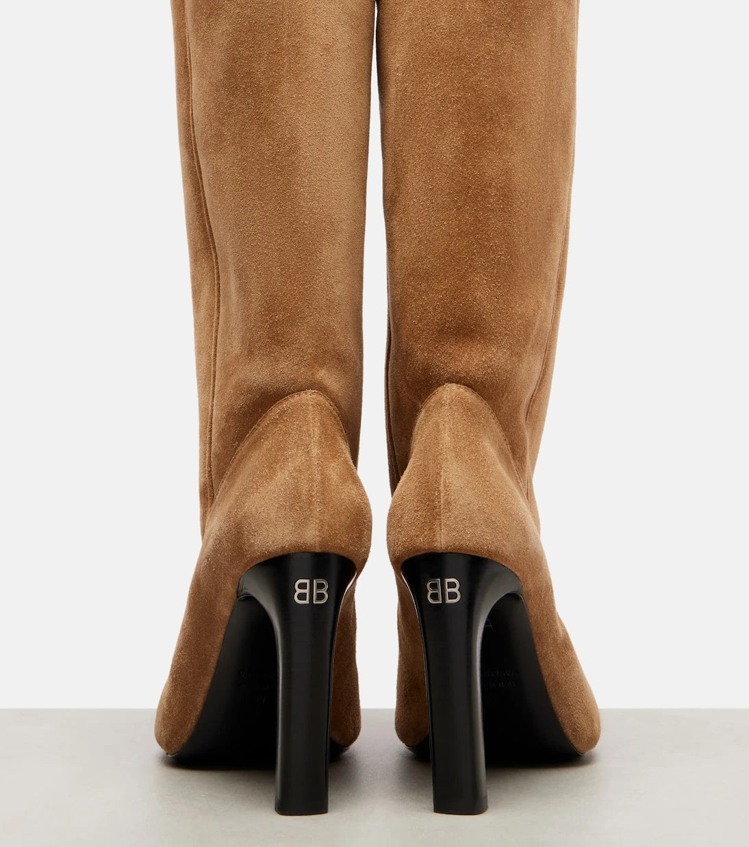 Balenciaga - Fargo 80 suede knee-high boots