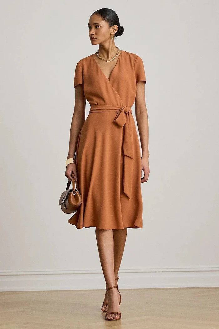 Lauren Ralph Lauren kruvaze elbise