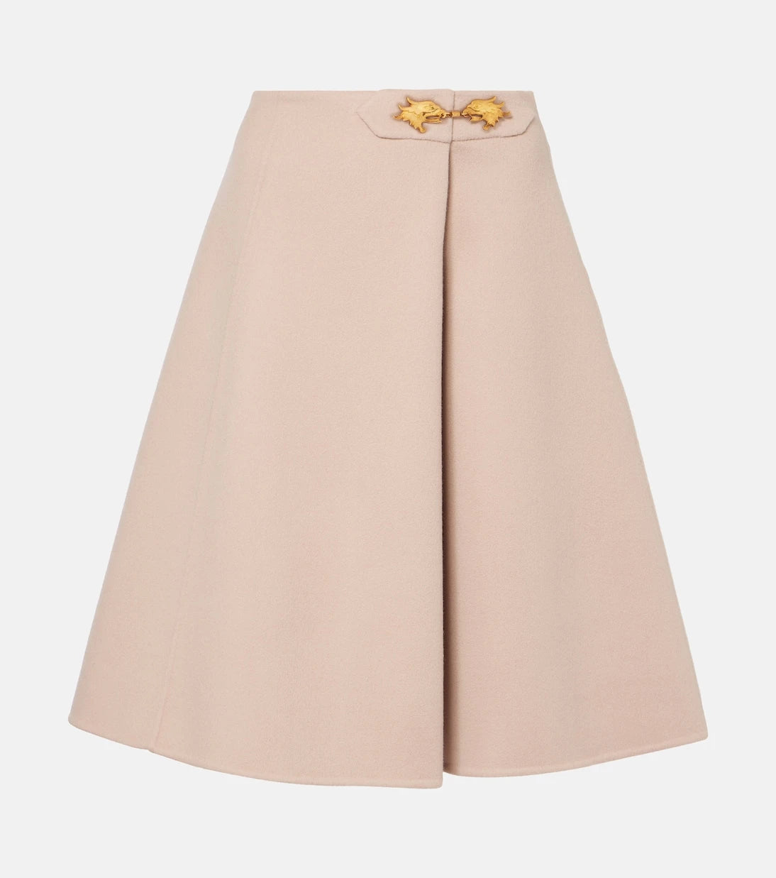 Valentino - Wool and cashmere midi skirt