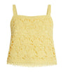 Yellow Crochet Crop Top