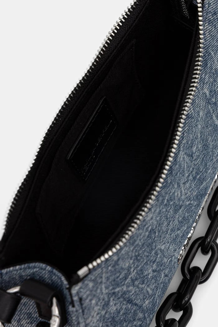 Karl Lagerfeld Jeans kadın denim baget çanta