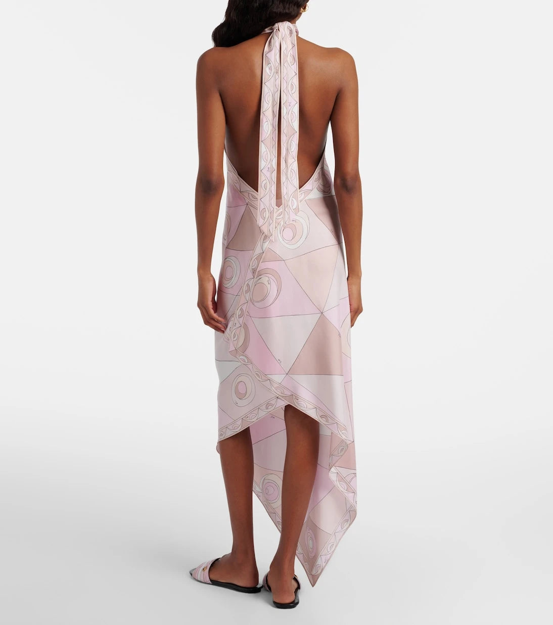 Pucci - Occhi silk twill maxi dress