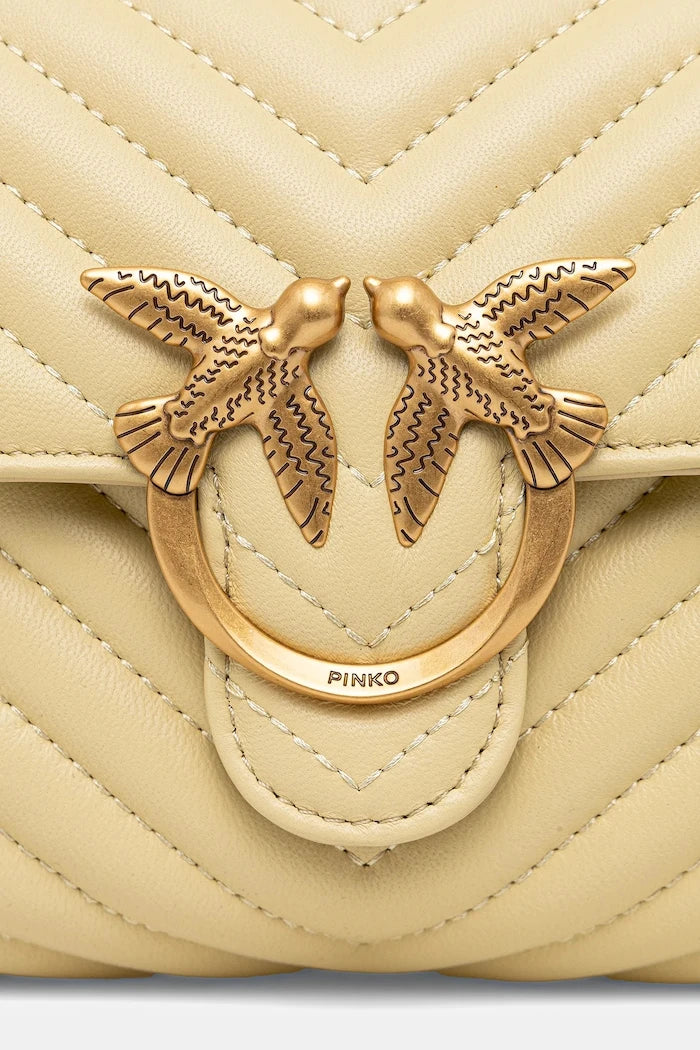 Pinko kadın deri crossbody çanta