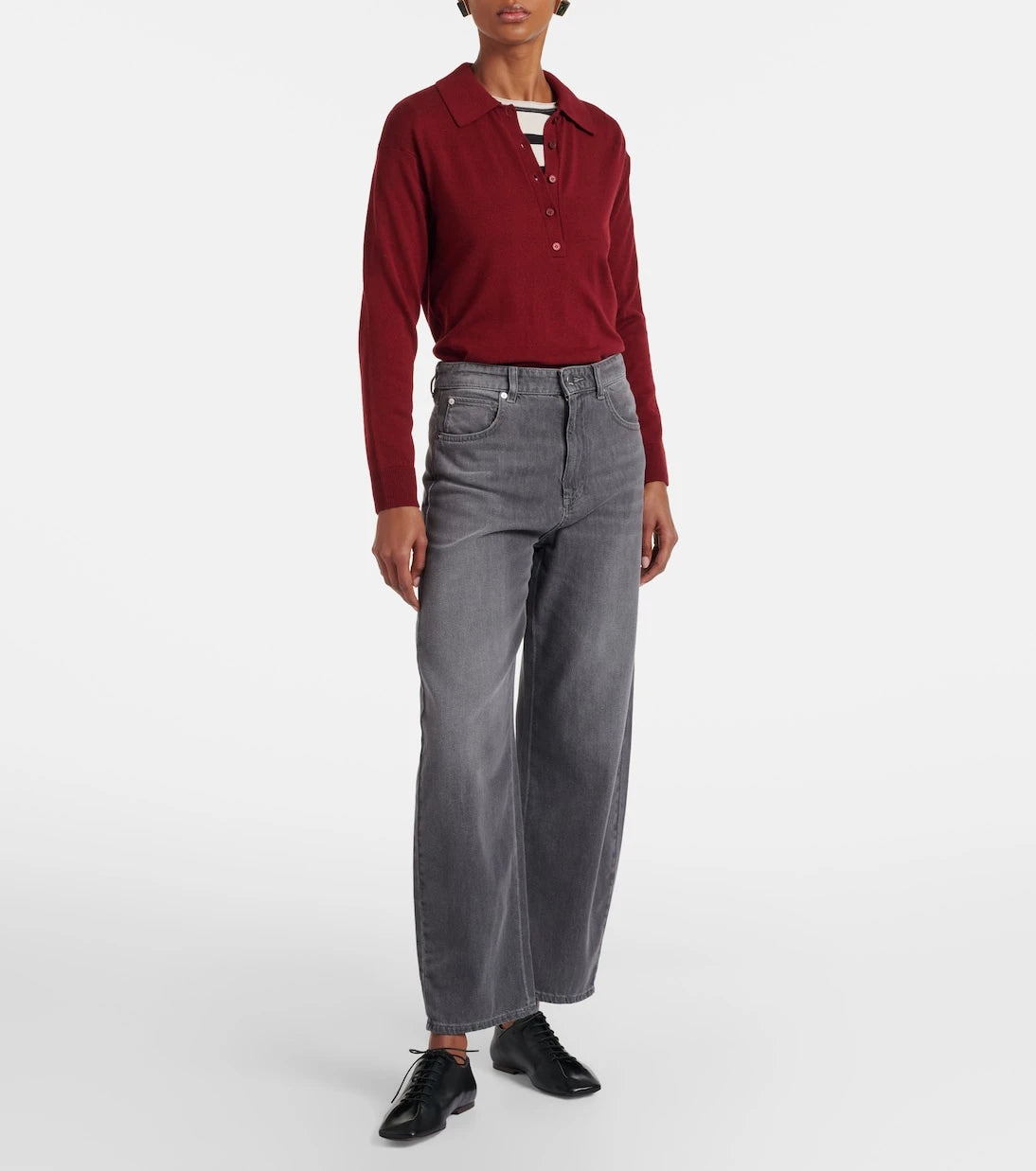 'S Max Mara - جينز Allegra بقصّة برميلية