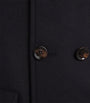 Navy Double-Breasted Pea Coat
