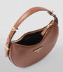 Prada Brown Leather Arqué Shoulder Bag