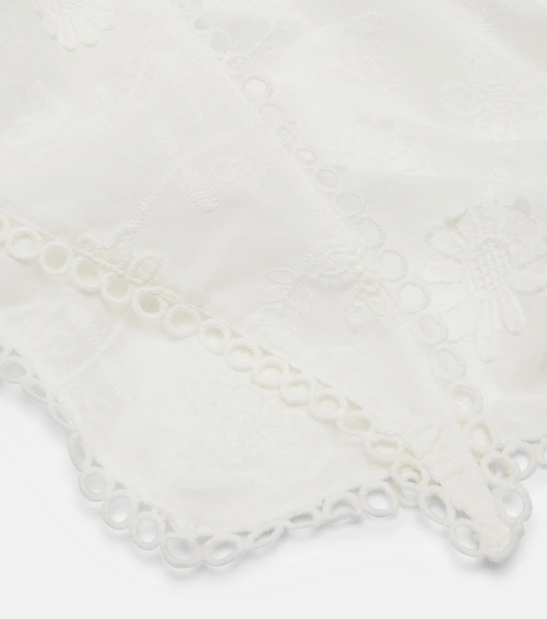 Poupette St Barth - Aura embroidered cotton scarf