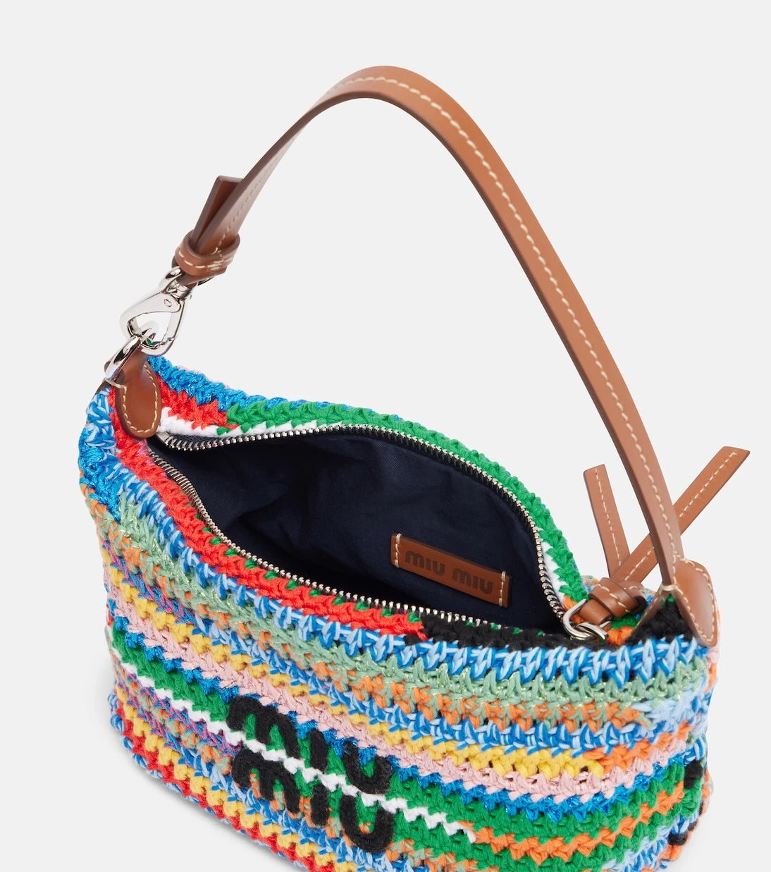 Miu Miu - Logo crochet shoulder bag