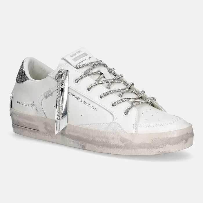 Crime London SK8 DELUXE Deri Sneakers
