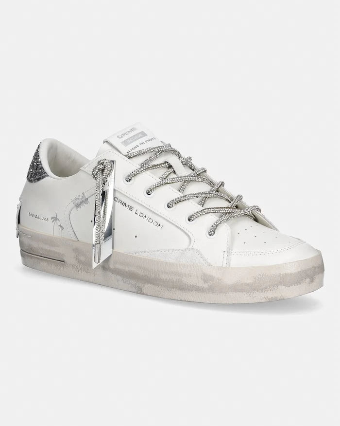 Crime London SK8 DELUXE Deri Sneakers