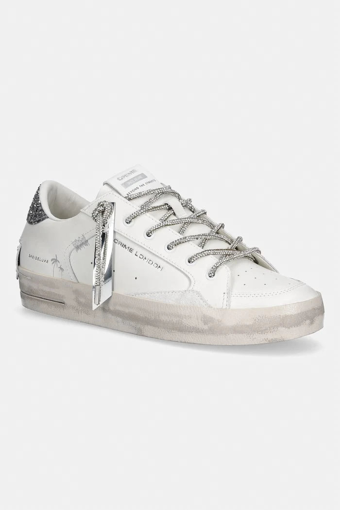 Crime London SK8 DELUXE Deri Sneakers