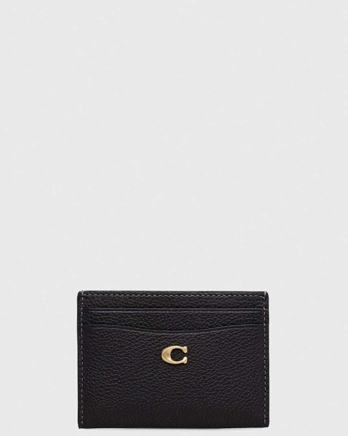 Кожен калъф за карти Coach Essential Card Case