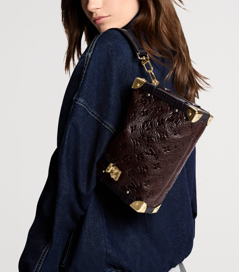 Louis Vuitton Leather Side Trunk MM Shoulder Bag