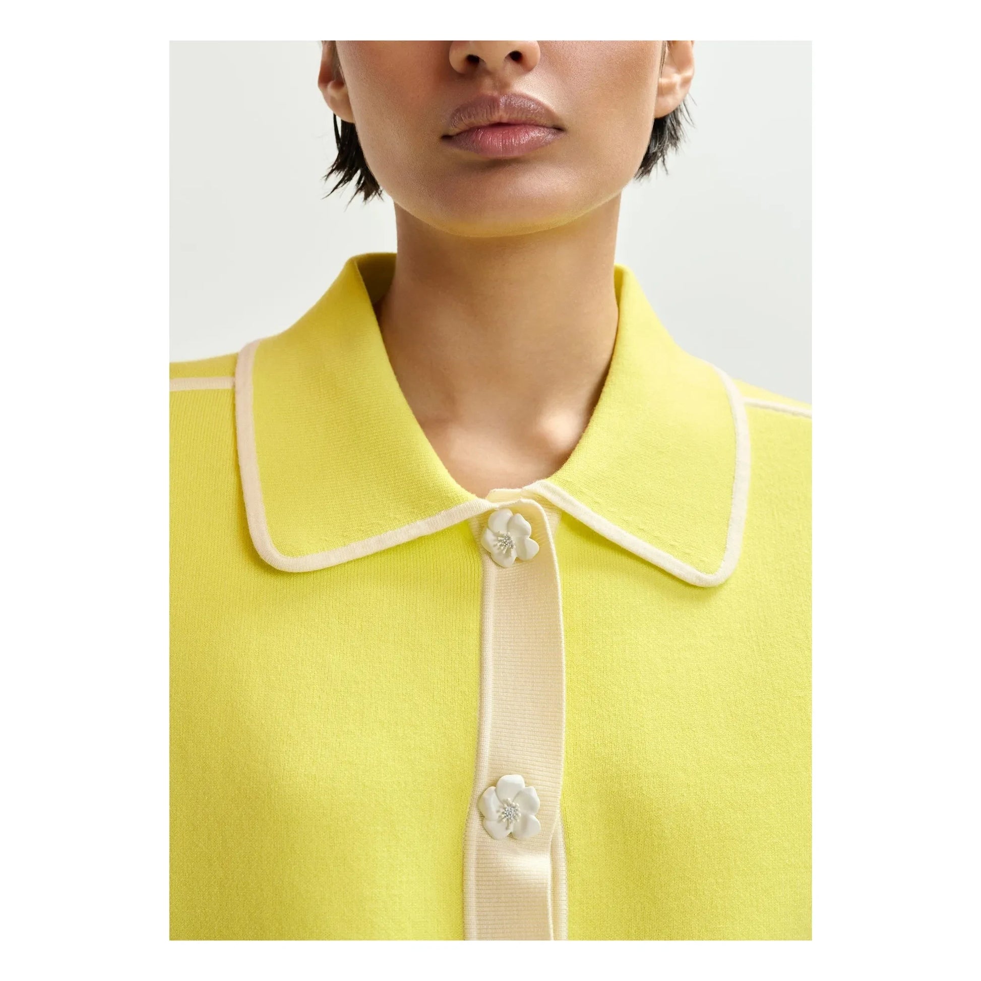 Essentiel Antwerp - Cardigan Jugly | Lemon yellow