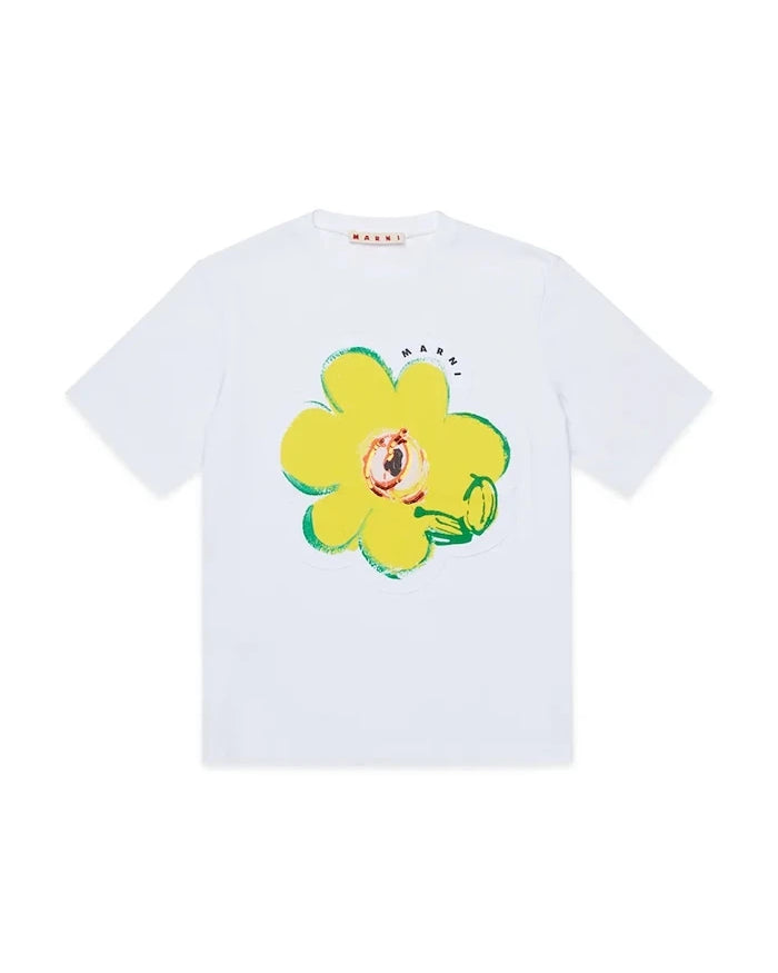 Детска памучна тениска Marni MT289F T-SHIRT