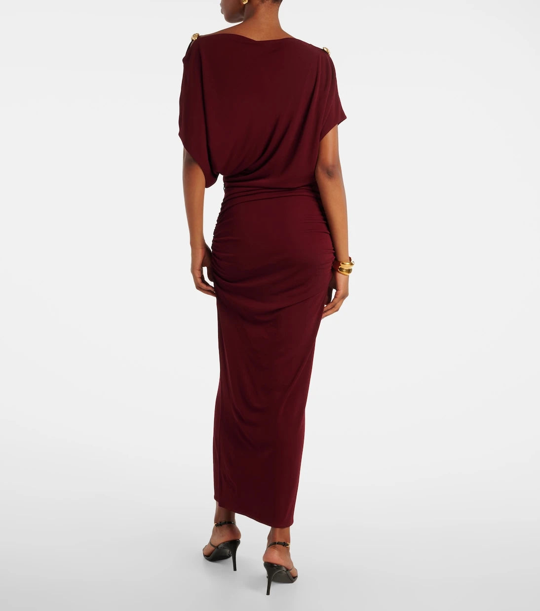 Altuzarra - Brina embellished draped jersey gown