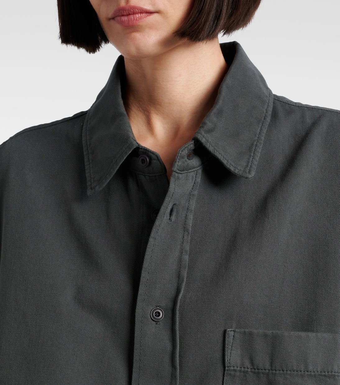 Lemaire - Oversized denim shirt
