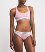 Pink Modern Cotton Logo Bikini Briefs